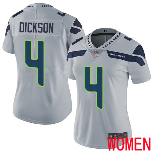 Seattle Seahawks Limited Grey Women Michael Dickson Alternate Jersey NFL Football 4 Vapor Untouchable